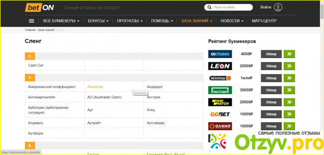 BetON - прогнозы и ставки на спорт фото1