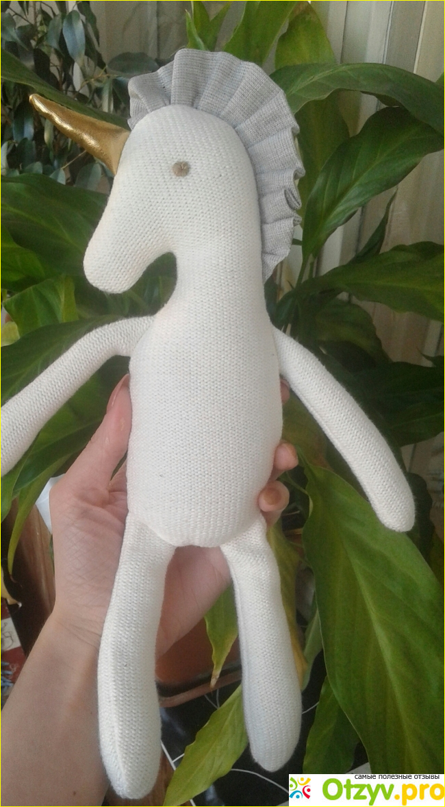 Отзыв о STOY Baby Unicorn White 30 cm Артикул 332833