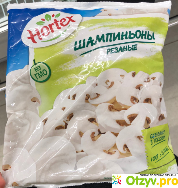 Отзыв о Шампиньоны резанные Hortex