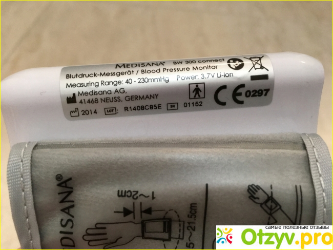 Отзыв о Тонометр запястный Medisana BW 300 Connect
