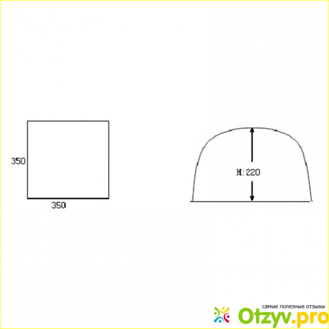 Описание тента-палатки