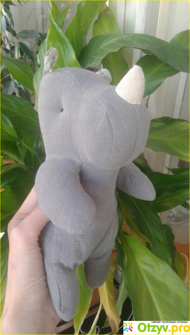 MAILEG мягкая игрушка Small Rhino Grey Артикул 547465_10 фото1