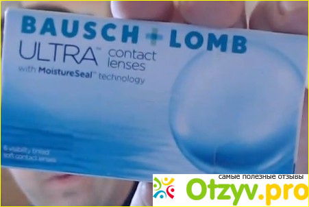 Отзыв о Контактные линзы Bausch&Lomb ULTRA