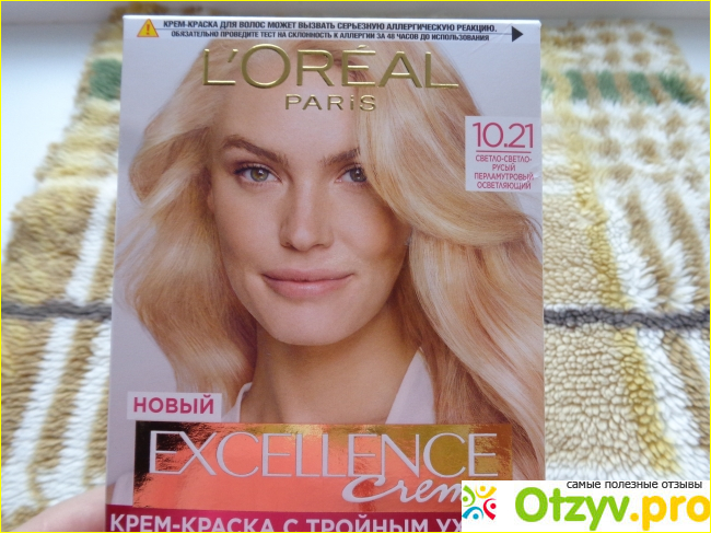 Отзыв о Краска для волос L'Oreal Paris Excellence 10.21
