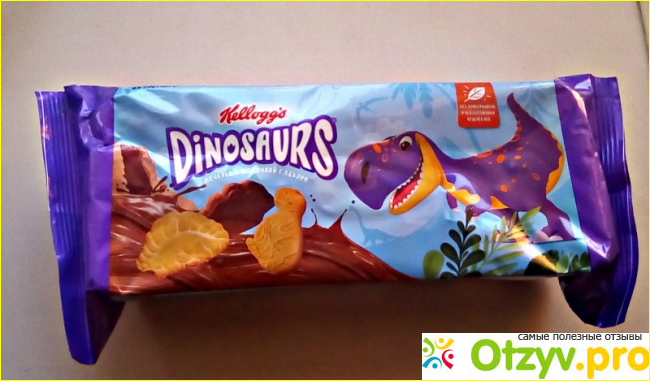 Отзыв о Печенье с молочной глазурью Kellogg's "Dinosaurs"