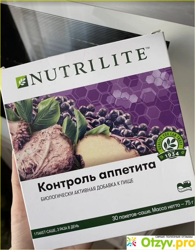 Отзыв о БАД Контроль аппетита Nutrilite