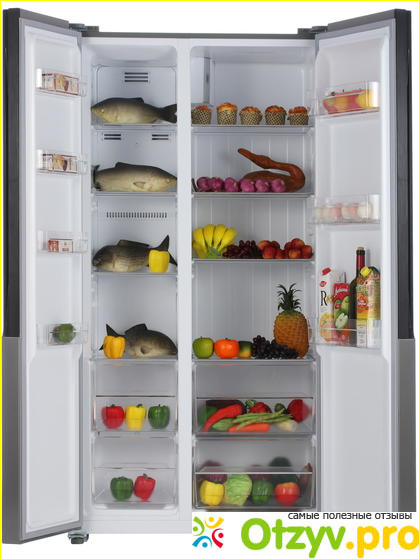 Лучшие модели холодильников Side by side от DEXP