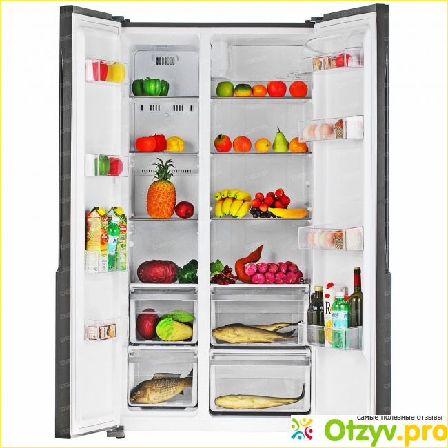 Как выбрать холодильник Side by side DEXP?