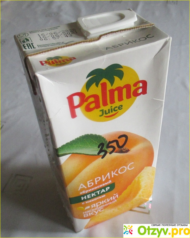 Отзыв о Абрикосовый нектар с мякотью Palma Juice