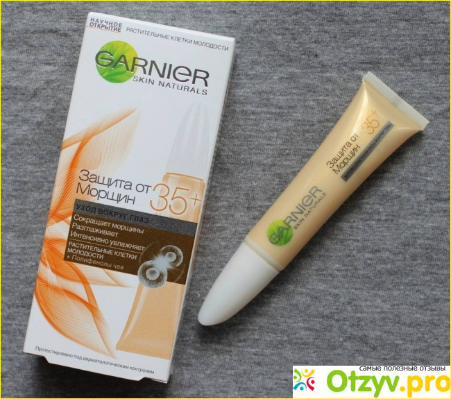 Отзыв о Крем для кожи вокруг глаз Garnier "Антивозрастной уход. Защита от морщин 35+"