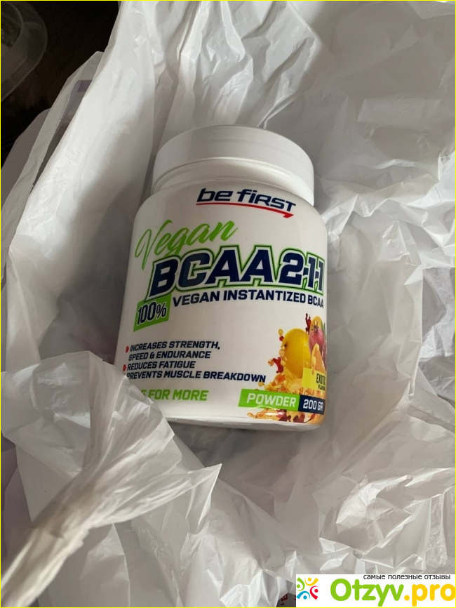 Отзыв о Be First BCAA 2:1:1 VEGAN instantized powder 200 гр