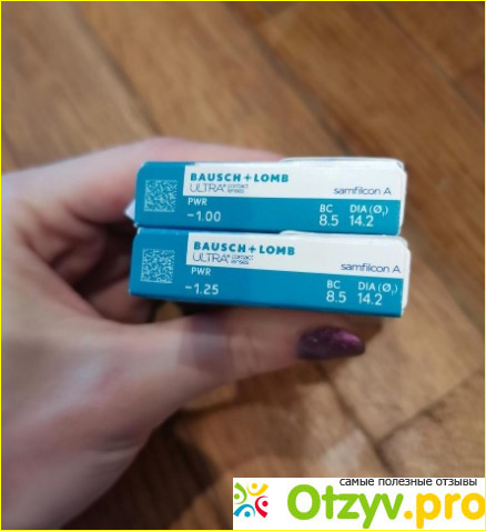 Отзыв о Контактные линзы Bausch&Lomb ULTRA