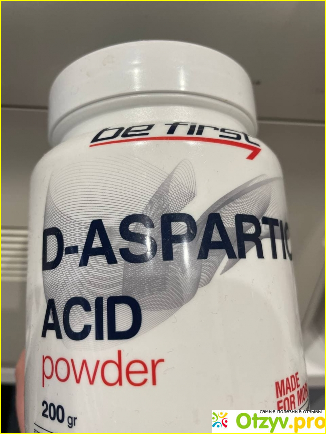 Отзыв о Be First D-aspartic acid Powder 200 гр