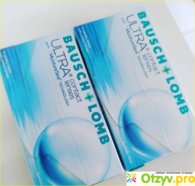 Отзыв о Контактные линзы Bausch&Lomb ULTRA