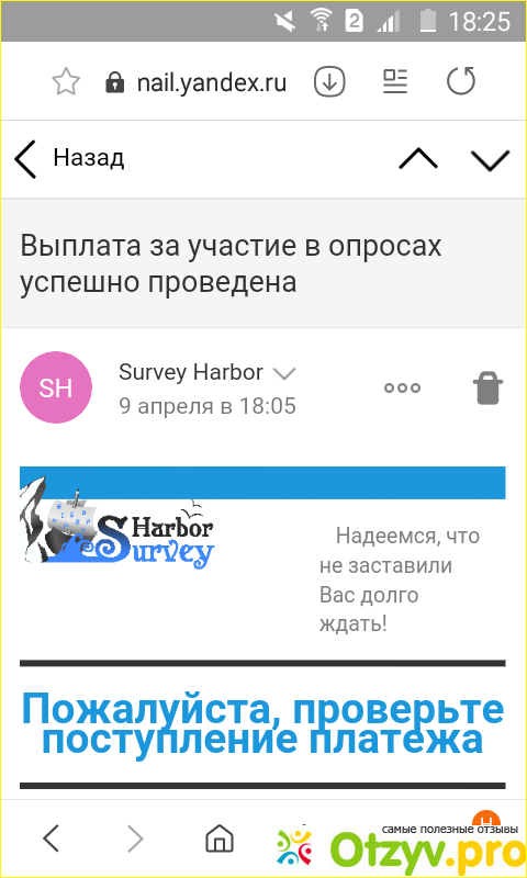 Интернет-опросник за деньги surveyharbor фото2