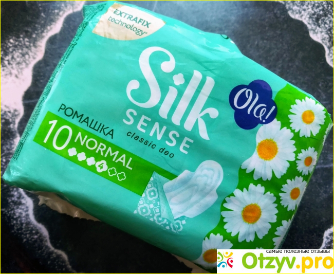 Отзыв о Прокладки ola silk sense classic deo ромашка