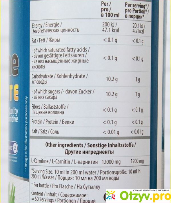 В каком виде продаётся L-carnitine