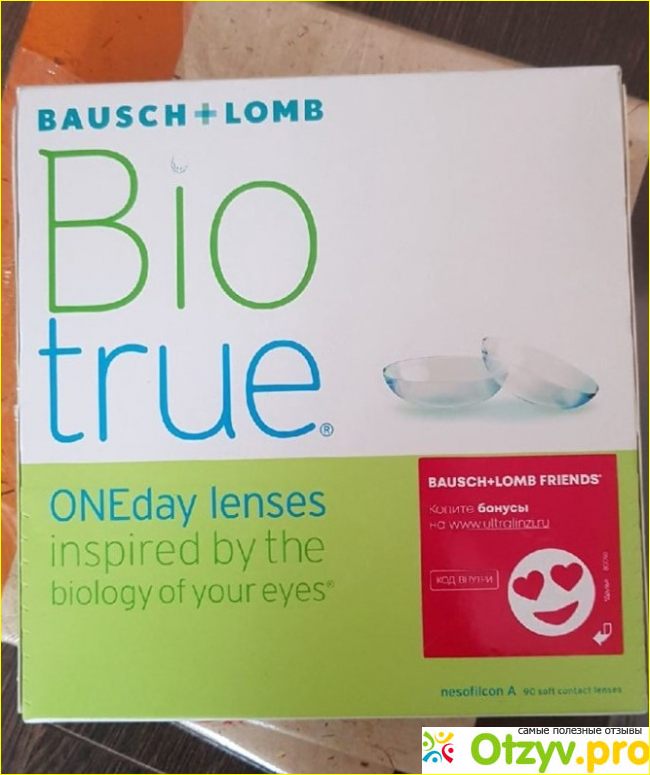 Отзыв о Контактные линзы Biotrue One Day