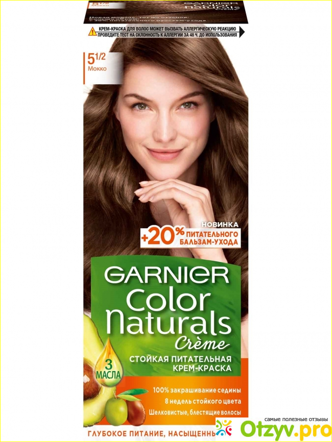 Отзыв о Краска для волос Garnier Color naturals creme