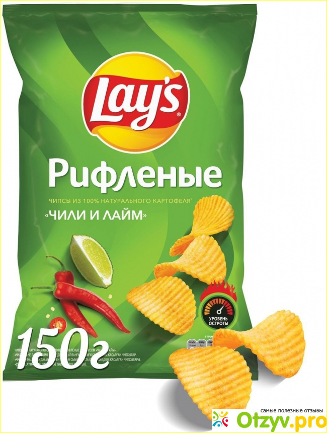 Отзыв о Чипсы Lay's чили и лайм рифленые