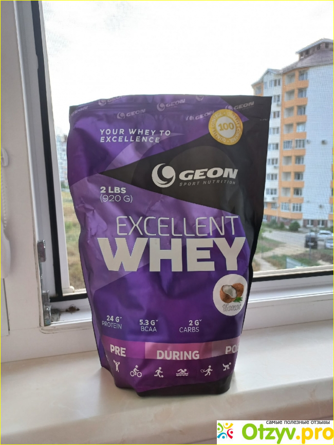 Отзыв о Протеин GEON Excellent Whey (920 г) кокос