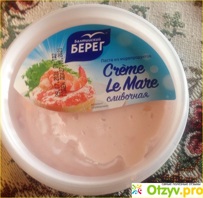 Отзыв о Паста из морепродуктов сливочная Creme Le Mare