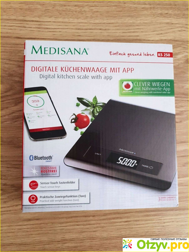 Отзыв о Весы кухонные Medisana KS 250