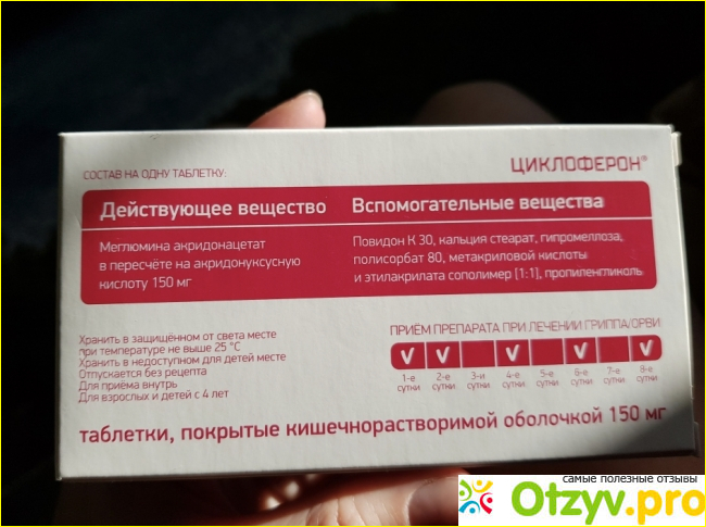 Противовирусный препарат Полисан Циклоферон фото1