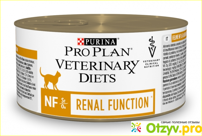 Отзыв о Pro Plan Veterinary Diets NF St/Ox для взрослых кошек при патологии почек