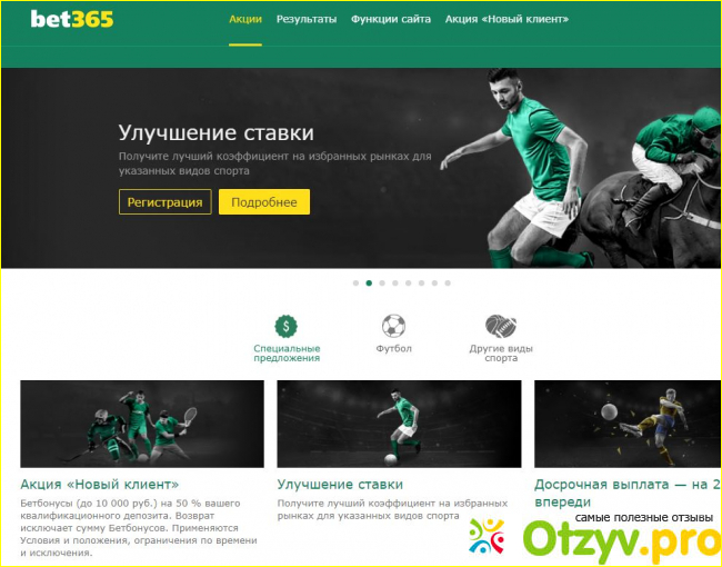  Букмекерская контора «Bet365» — моё мнение