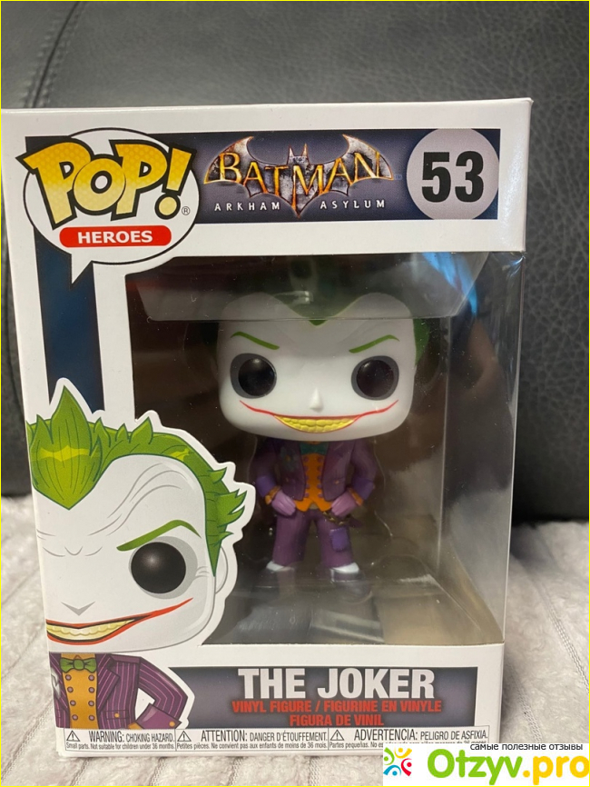 Отзыв о Фигурка Funko POP! Batman Arkham asylum: The Joker 53