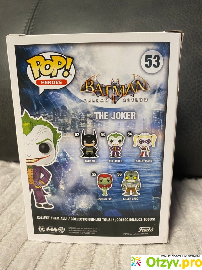 Фигурка Funko POP! Batman Arkham asylum: The Joker 53 фото1