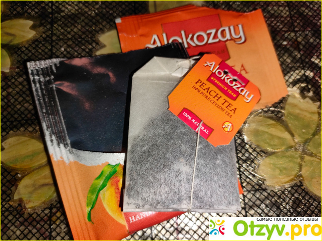 Чай черный с ароматом персика Alokozay Peach Tea фото2