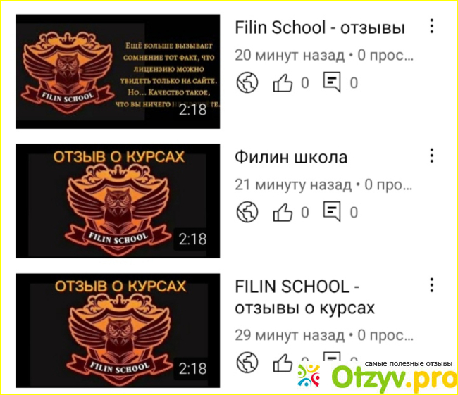 Filin School - отзывы о курсах фото2