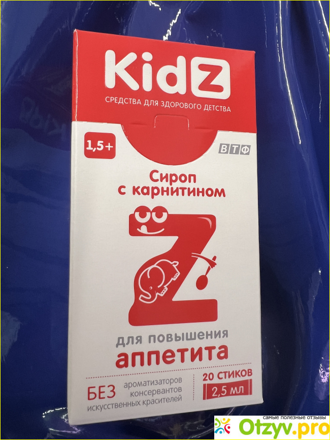 Отзыв о Сироп Kidz с карнитином