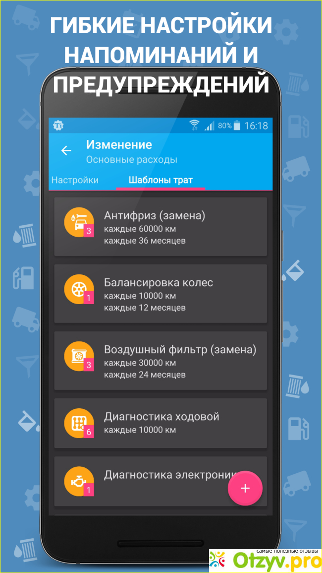 Прилоение Авто Расходы - Car Expenses Manager Pro фото1