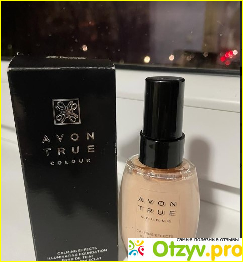 Отзыв о Avon Тональный крем для лица с успокаивающим действием спокойное сияние