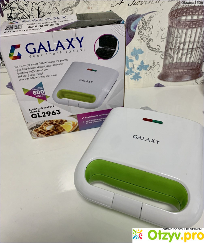 Отзыв о Вафельница Galaxy GL 2963