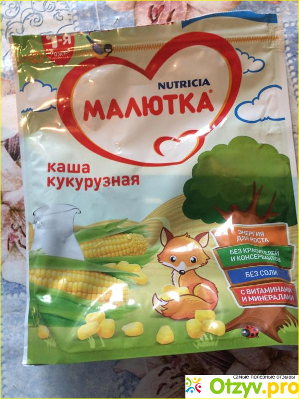 Кукурузная каша Малютка nutricia фото2