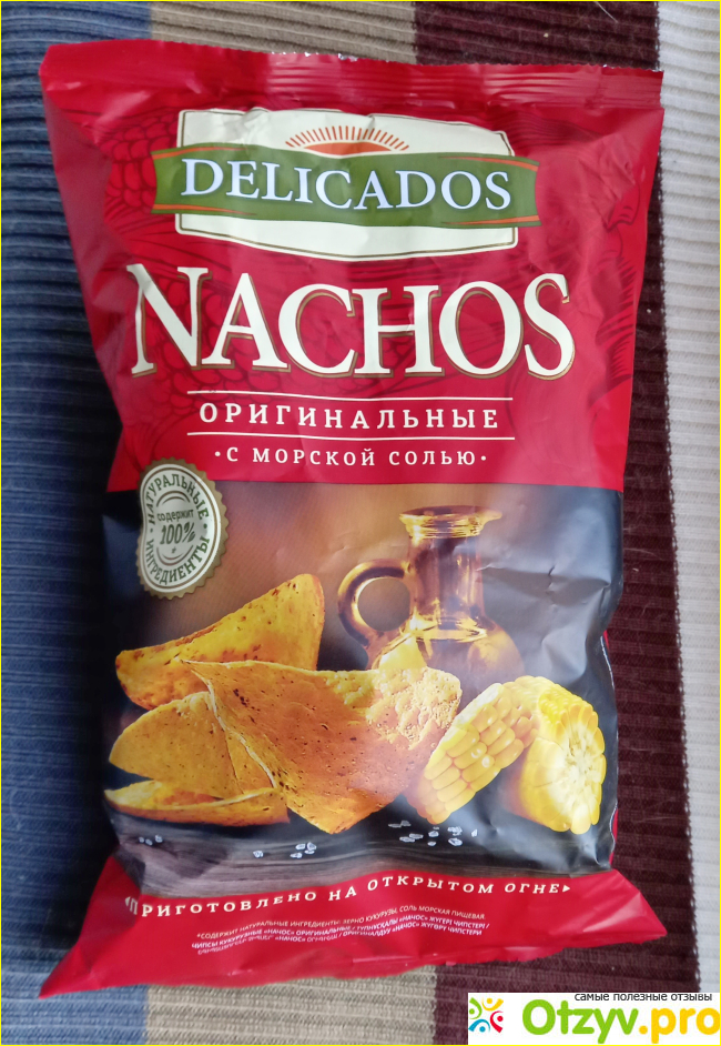 Отзыв о Чипсы кукурузные Delicados Nachos Оригинальные с морской солью