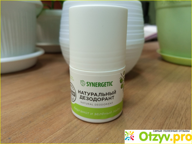 Отзыв о Натуральный дезодорант Synergetic бергамот - зелёный лайм