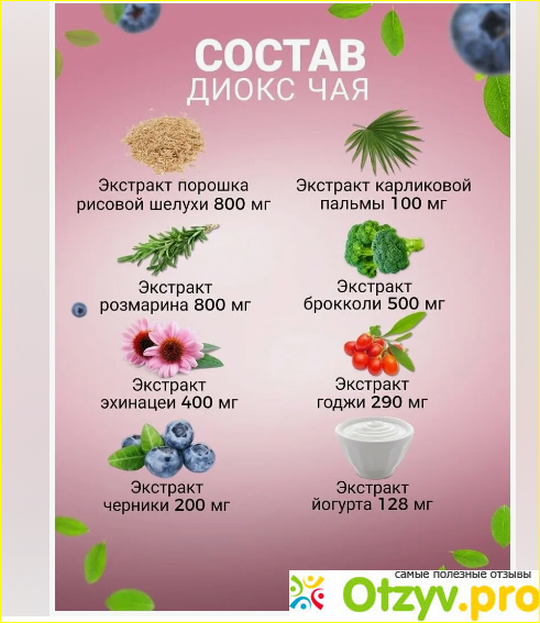 Diox teadetox чай