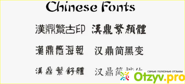 Лицензионное использование китайских шрифтов