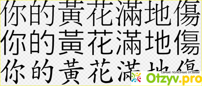 Китайские шрифты в Windows 10 для использования с Office