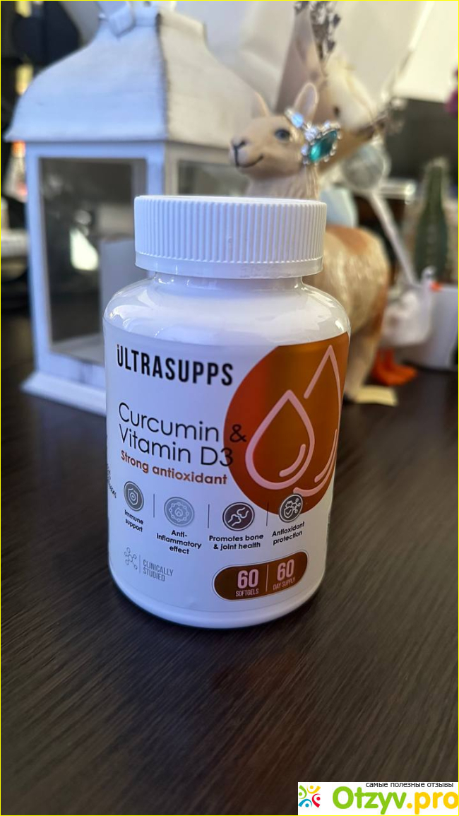 Отзыв о Curcumin & Vitamin D3 60 softgels