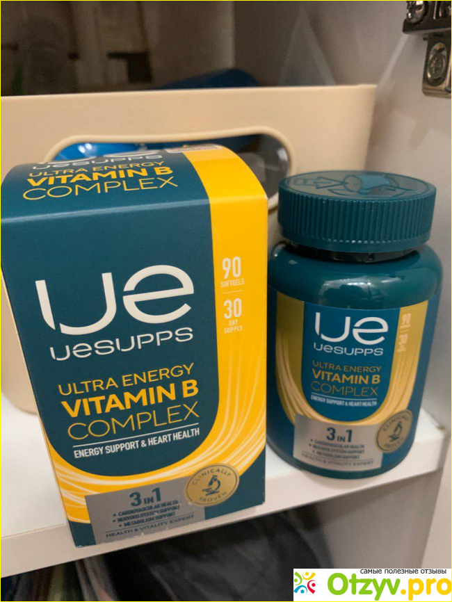 Отзыв о БАД UESUPPS Ultra Energy Vitamin B Complex