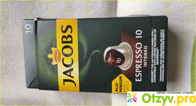 Отзыв о Кофе в капсулах Jacobs Espresso 10 Intenso