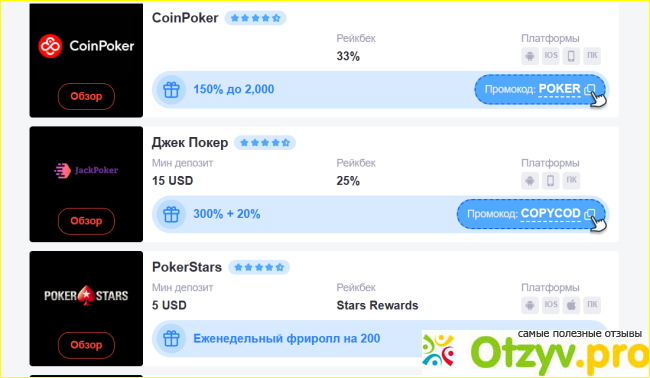 Отзыв о Cashpoker.ru