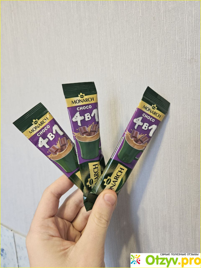 Отзыв о Напиток кофейный растворимый в стиках Monarch 4 в 1 Choco