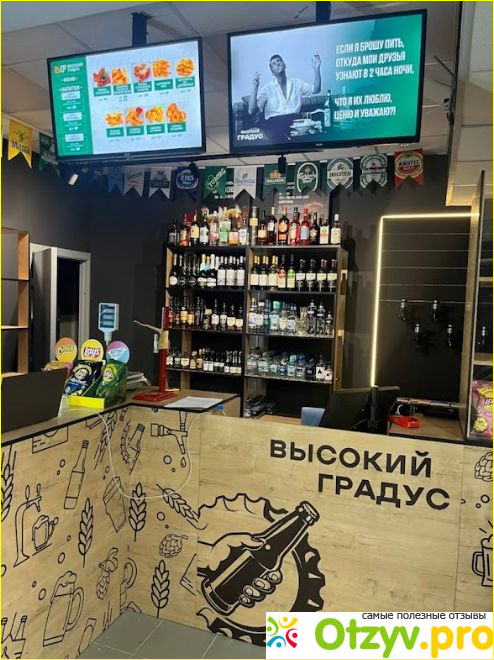 Отзыв о Франшиза ВЫСОКИЙ ГРАДУС & FOOD 24/7